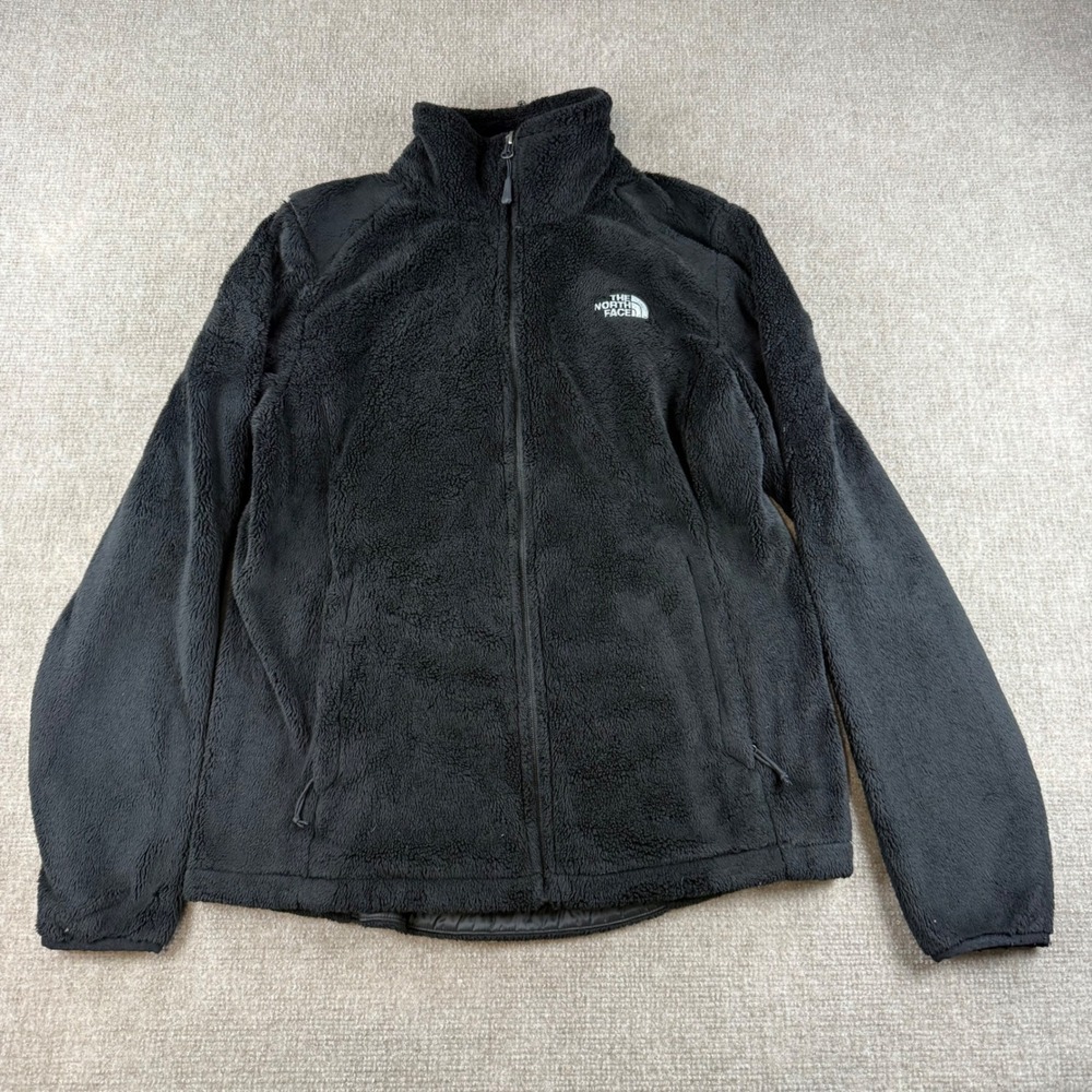 The North Face Osito Black Full Zip High Pile Fleece Jacket Womens Medium